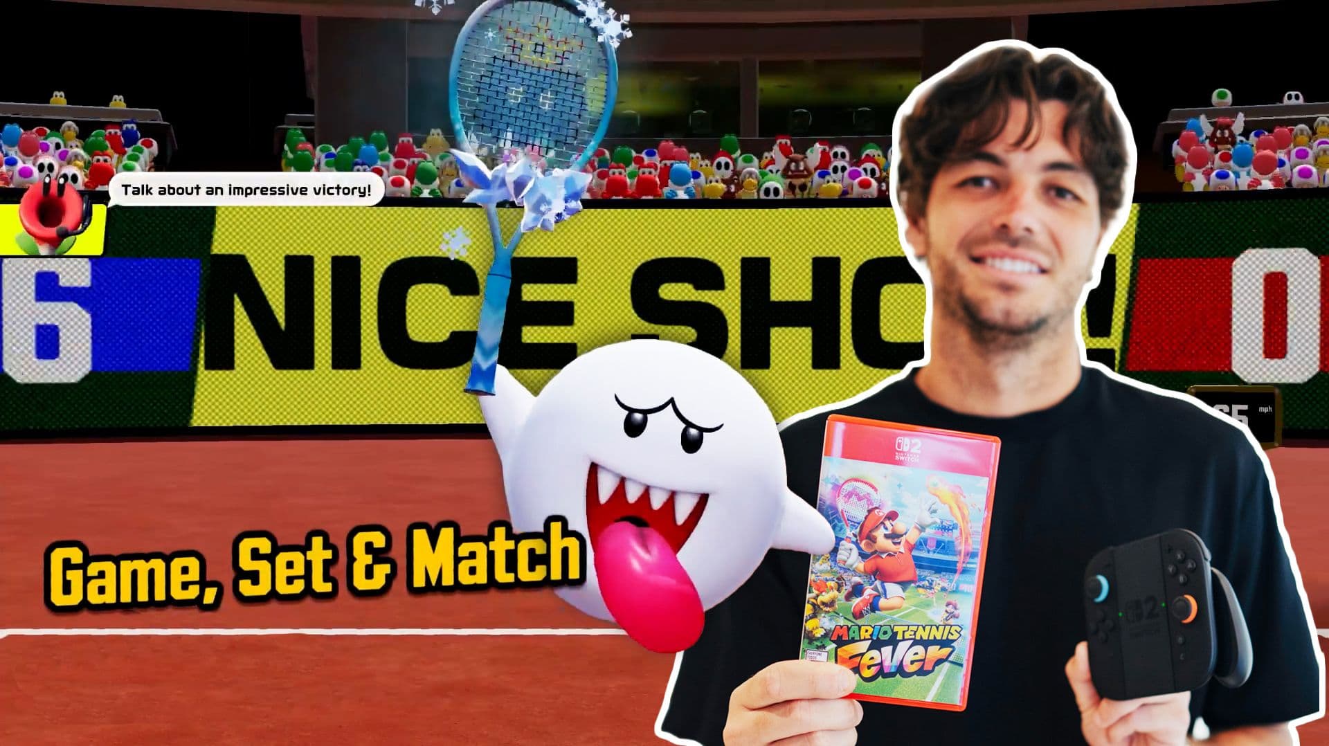 ¡Taylor Fritz: Del Grand Slam a la paliza épica en Mario Tennis!